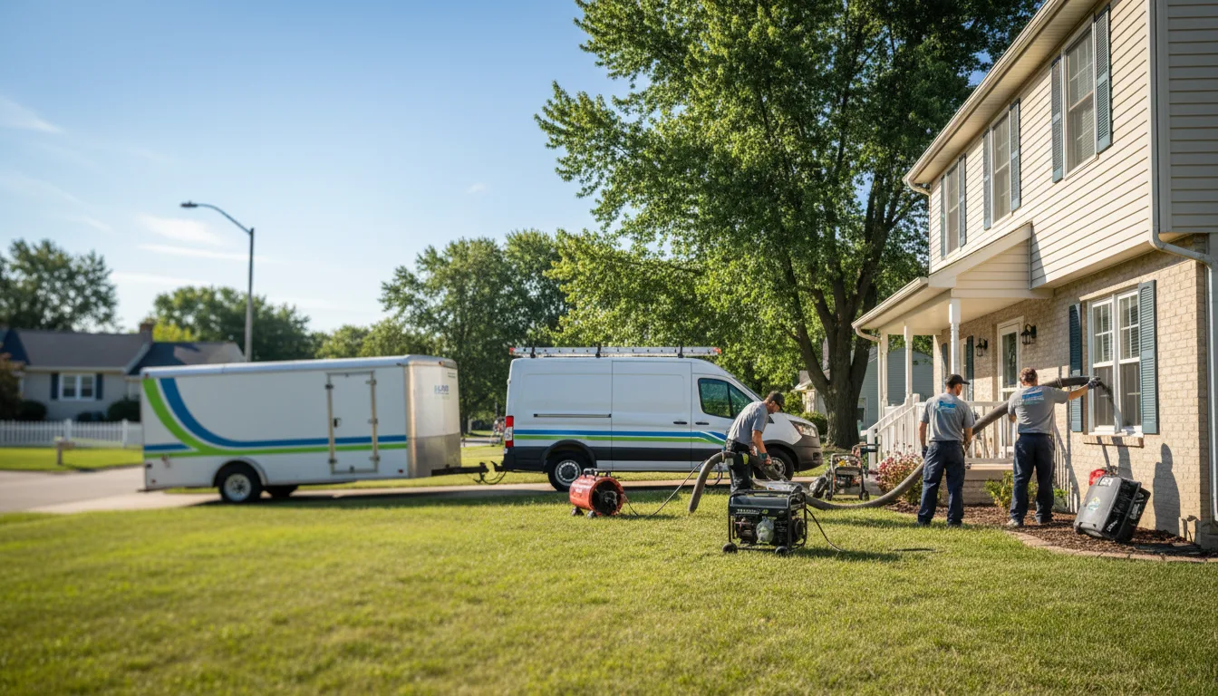 Flooded Basement Restoration And Cleanup With Repair in Sarona, WI near me